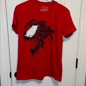 Marvel Red Short Sleeve Tee with Graphic Design
